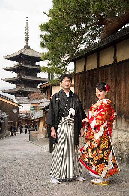 京都前撮り 八坂の塔