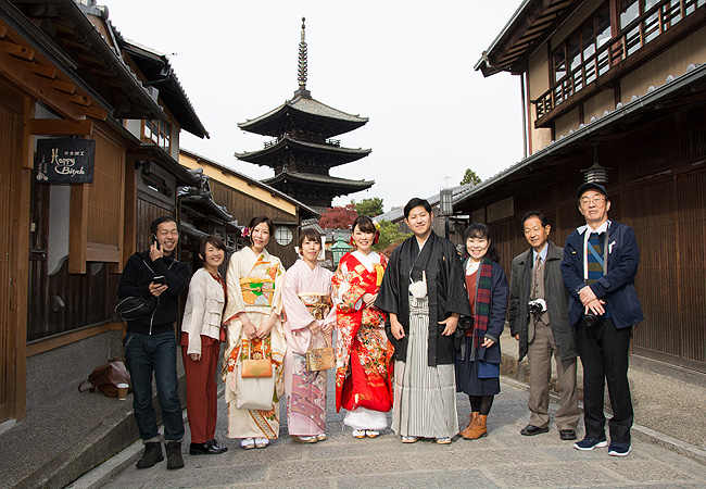 京都前撮り 八坂の塔